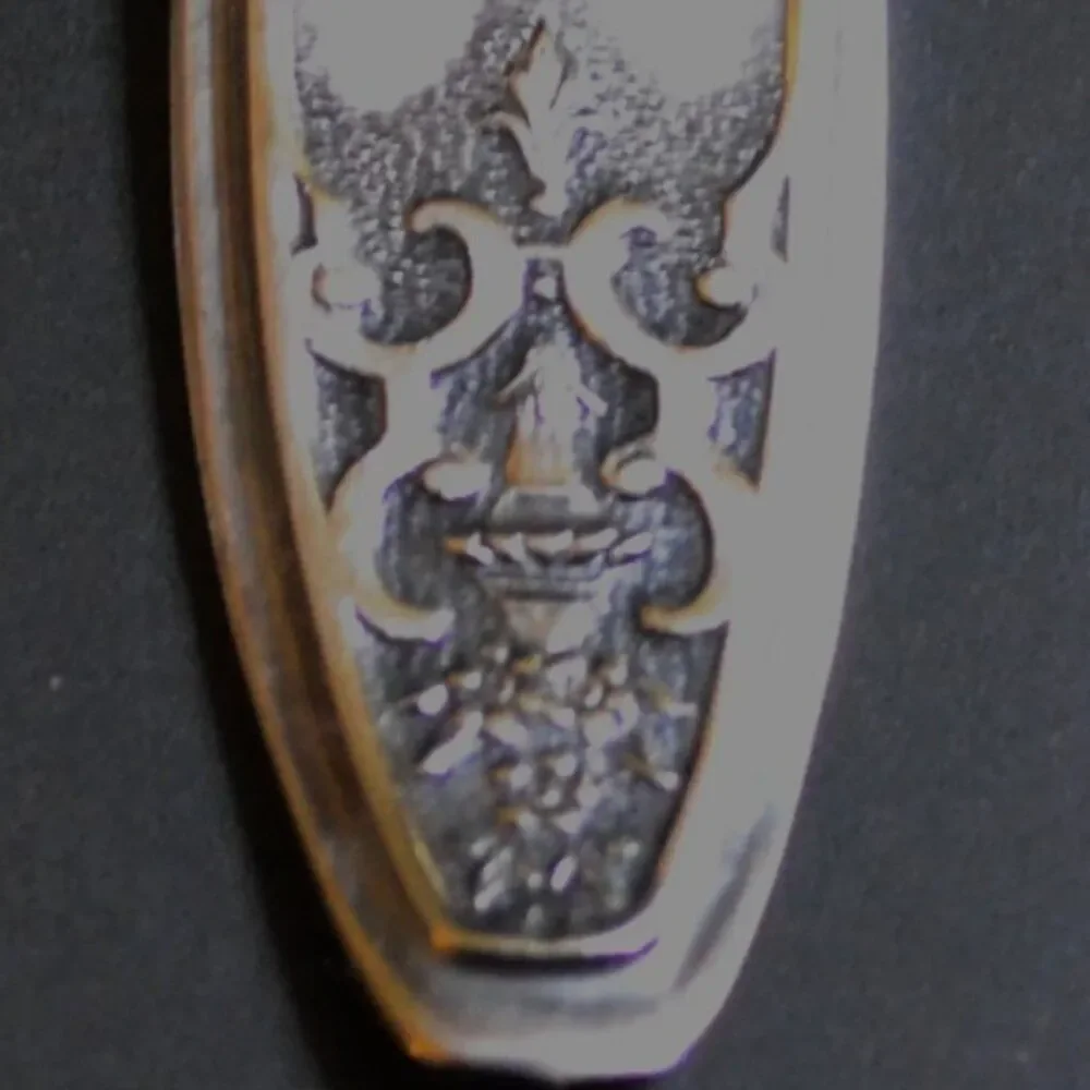 Vintage International Silver Lady Doris Silver Plate Ice Teaspoons Art Deco